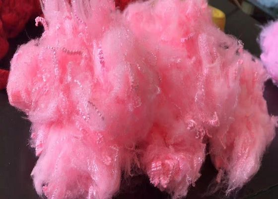 Solid Bright Material Polyester Fiber 20D 38mm For Non Woven Fabrics
