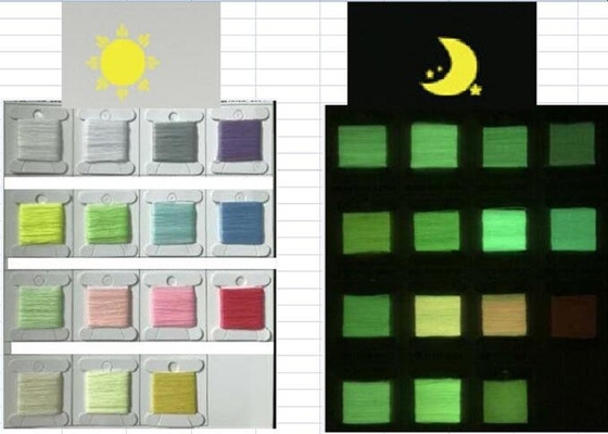 Waterproofing  Dark Luminuous Polyester Staple Yarn Fiber