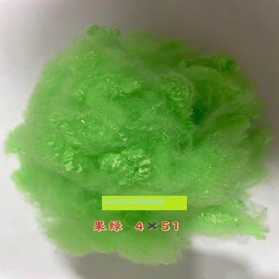 Full Color Green Recycled PSF Polyester Staple Fiber
