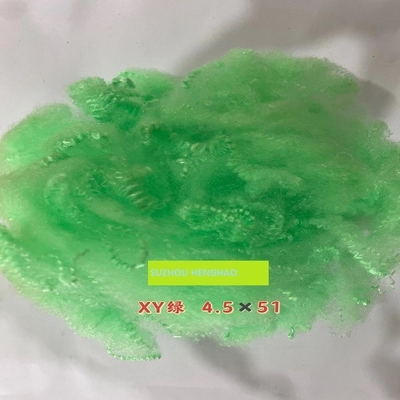 Full Color Green Recycled PSF Polyester Staple Fiber