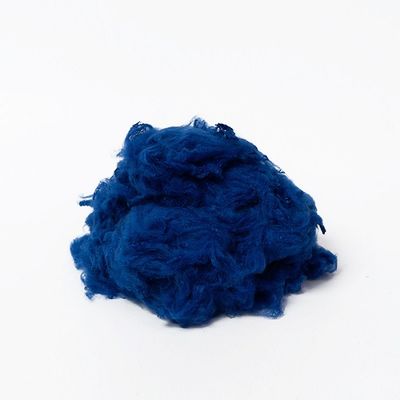 65mm Regenerated Polyester Staple Fiber For Nonwoven Fabrics 1.5dtex To 70dtex