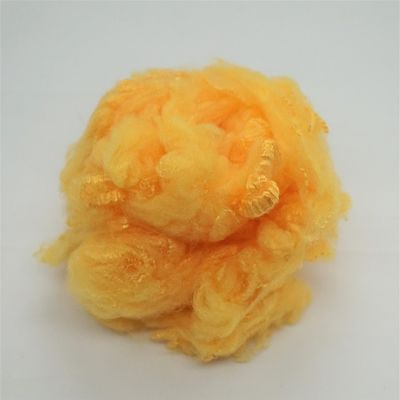 Colorful 20D Polyester Synthetic Fiber PET Staple Fiber Abrasion Resistant