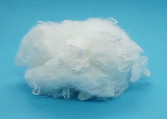 Solid White PSF Polyester Staple Fiber 1.5D For Spinning 25mm To 102mm