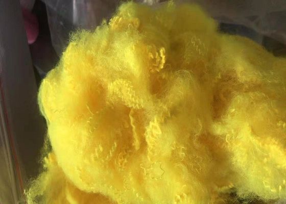 Solid Bright Material Polyester Fiber 20D 38mm For Non Woven Fabrics