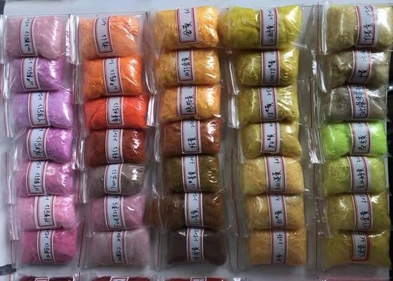 100% Pure Regenerated Polyester Fiber 2.5D x 51mm Anti Distortion Polyester Raw Material