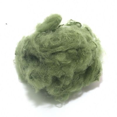 1.7D 51MM Solid Dope Dyed Polyester For Non Woven Fiber