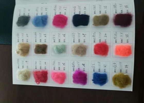 1.5d x 38mm Regenerated Polyester Fibre PET Flakes 100% Polyester For Spinning
