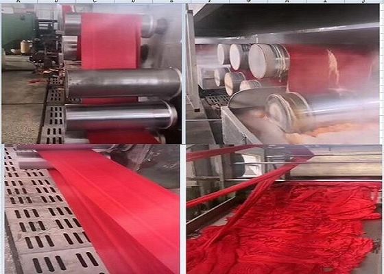 Red Recycled 1.5D Dope Dyed Polyester 25mm 100% Polyester Chip