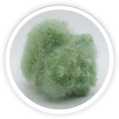 5D x 102mm Recycled Polyester Staple Fibre For Wool Spinning