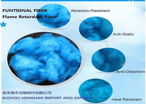 15D 51mm Flame Retardant Fiber For Automobile Filter