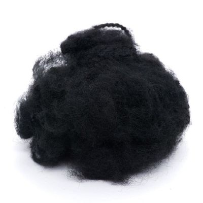 Anti Static 38mm Recycled Polyester Fiber Abrasion Resistant For Ring Frame Spinning
