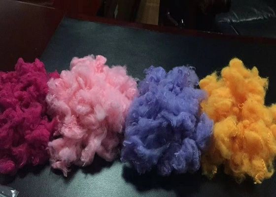 Dyed PSF 51mm Recycled Polyester Staple Fiber 20D