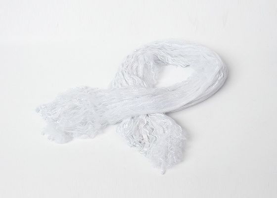 White Green Dyed Flame Retardant Polyester 70 Dtex Anti Pilling