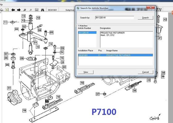 Projectile Returner Weaving Loom Parts , Receving Unit Sulzer Machine Parts