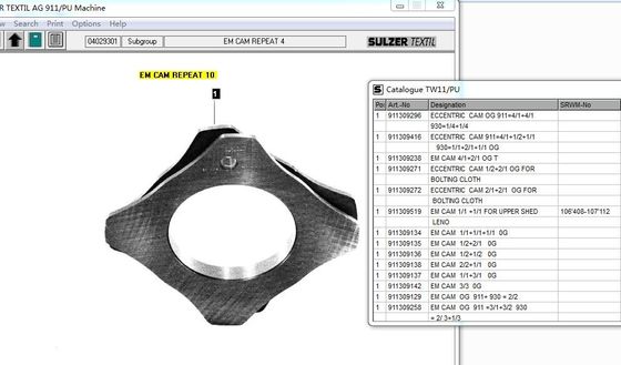 Highly durable Sulzer Weaving Machine Parts PU Tappet Motion For Shed Formation