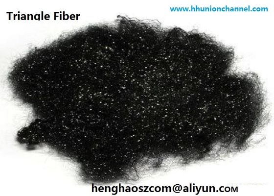 Triangle Recycled Polyester Staple Fiber PSF For Acupuncture